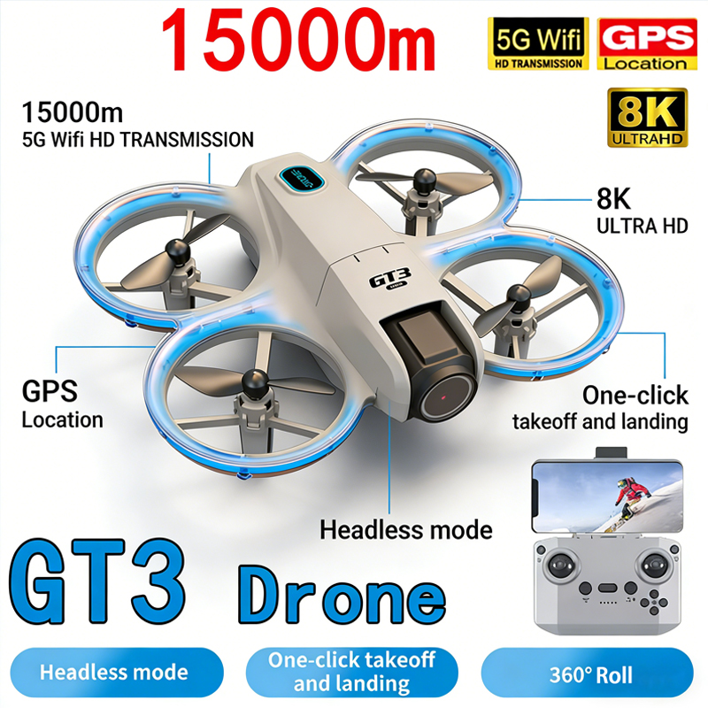 Kids Toys Drone - Nowy dron GT3 MAX 8K HD