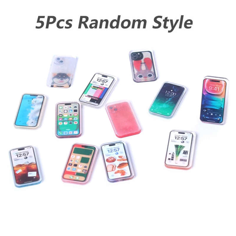 Kids Toys Smartphone - 5 sztuk losowych miniaturowych telefonów komórkowych
