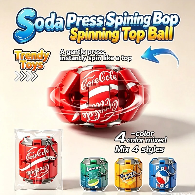 Spin Top Gyro Toy - Zabawka antystresowa w kształcie puszki po
