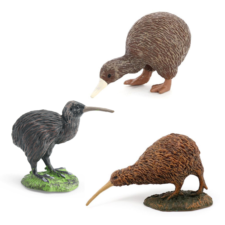 Kids Toys New Zealand - Realistyczne figurki kiwi, modele zwierząt, zabawki,