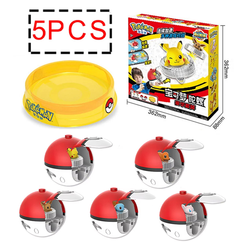 Spin Top Gyro Toy - Figurka akcji Pokemon, oryginalna zabawka typu