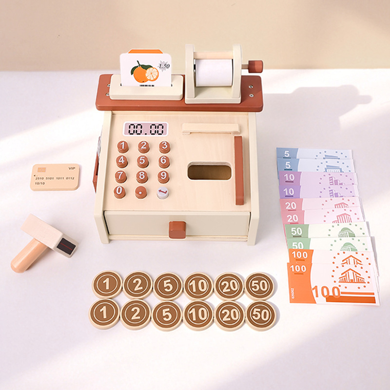 Toy Cash Register - Dziecięca kasa fiskalna do zabawy, symulacja,