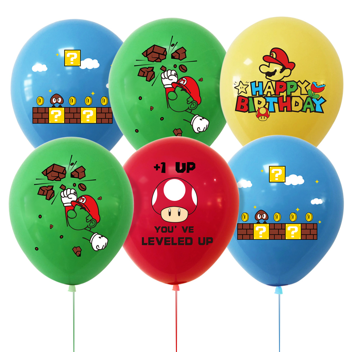 Kids Toys Return Gift - Zestaw Balonów Mario Luigi Peach Princess,