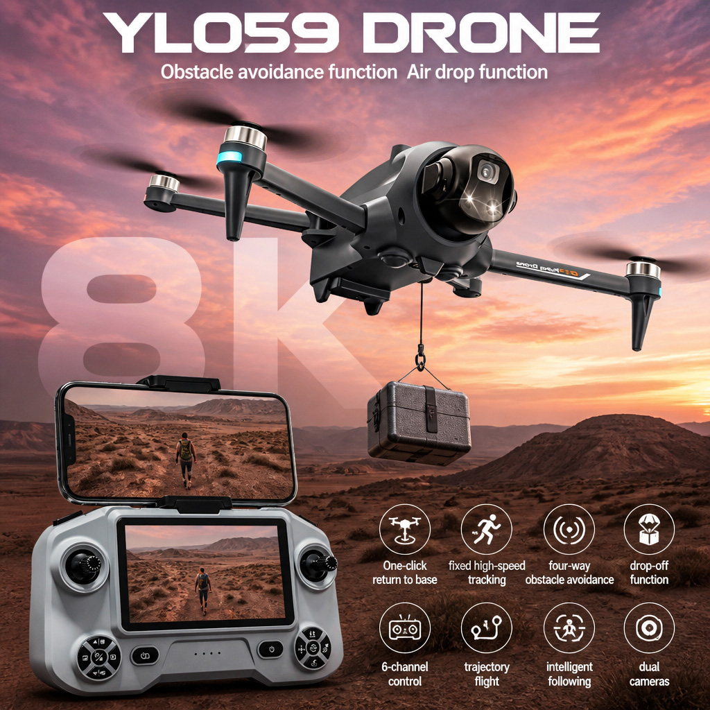 Kids Toys Drone - NOWY DRON YL059 GPS z funkcją