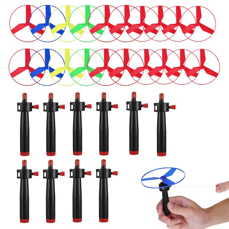 Kids Zip Toys - 10 zestawów śmigłowców z latającym dyskiem