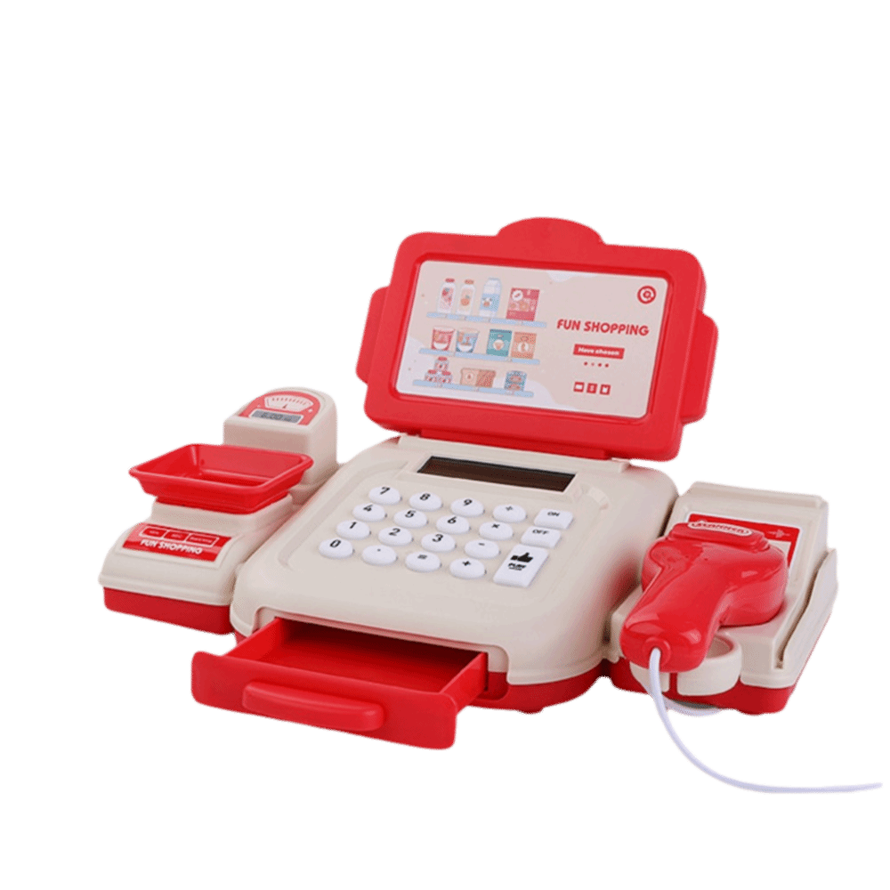 Toy Cash Register - Symulacja Puzzle Supermarket Kasa Fiskalna Zabawny