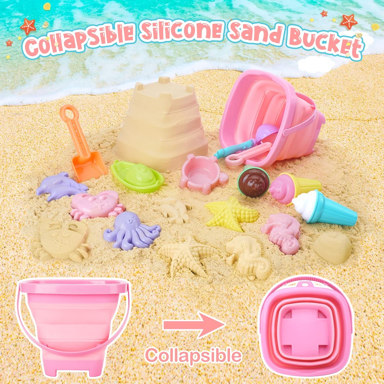 20-częściowy zestaw zabawek pl – Kinetic Sand Mold recenzja i cena