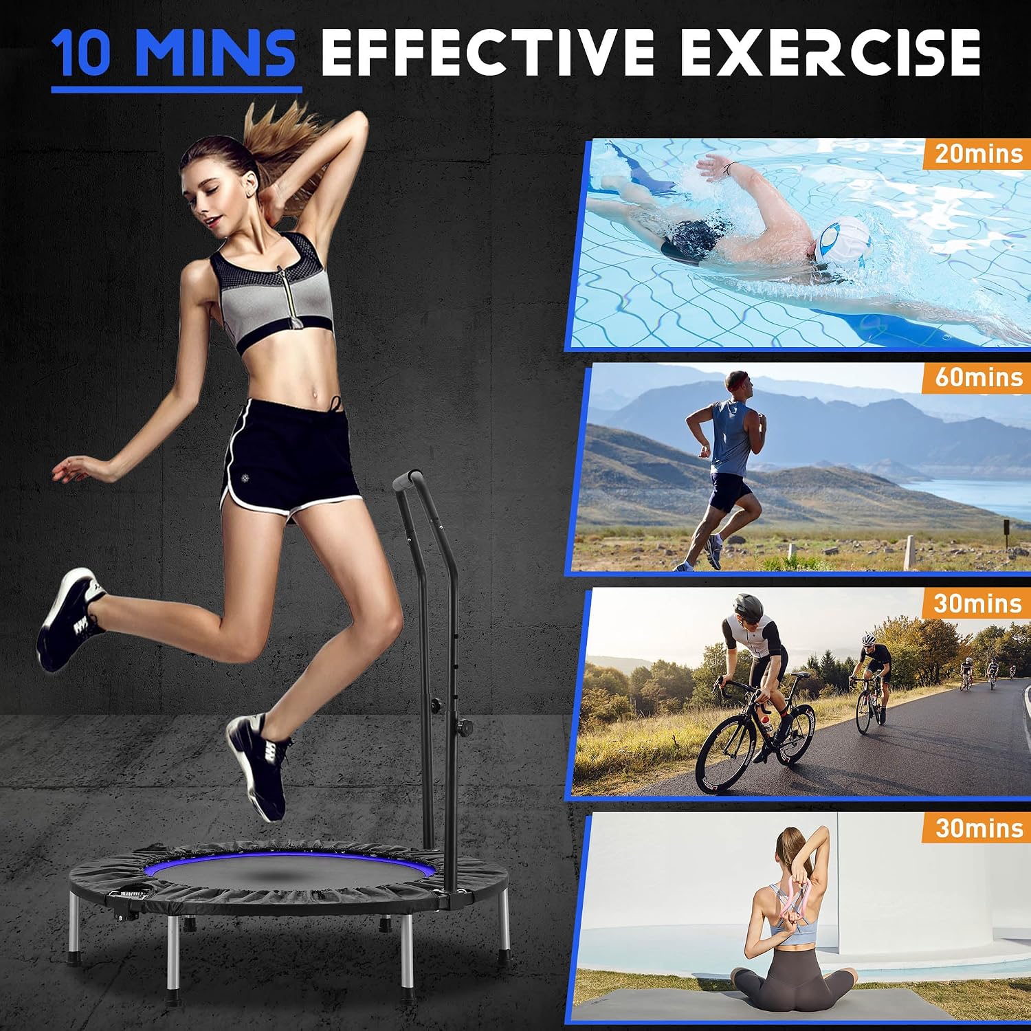 Mini trampolina o średnicy 40