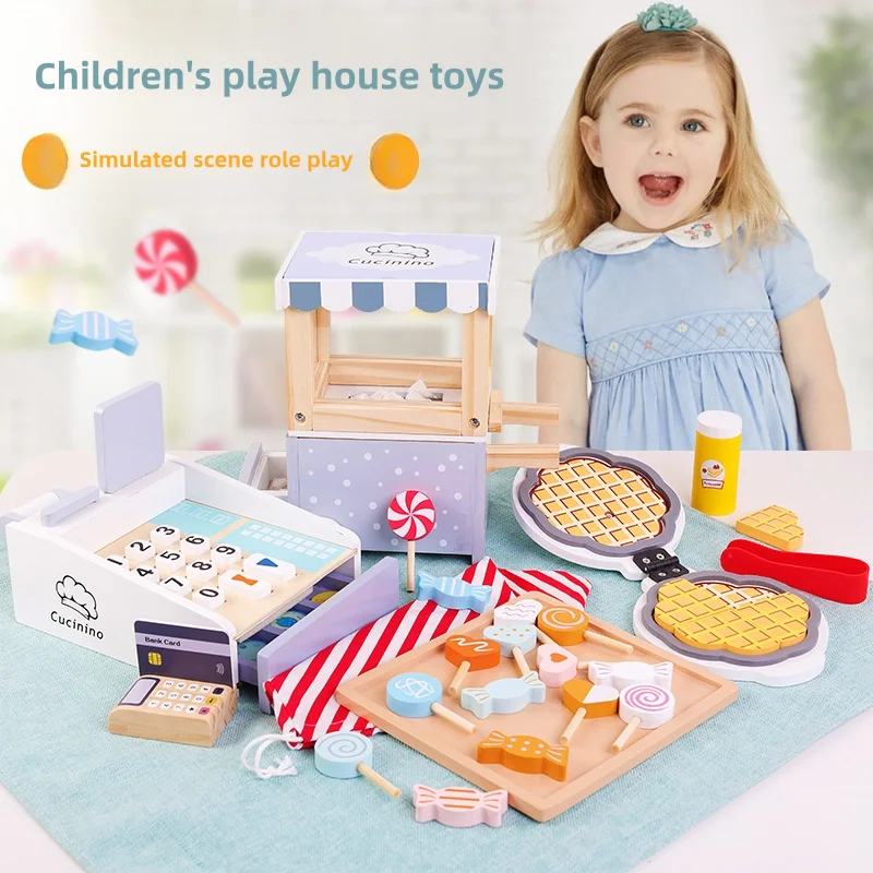 Drewniana kasa fiskalna dla dz – Toy Cash Register recenzja i cena