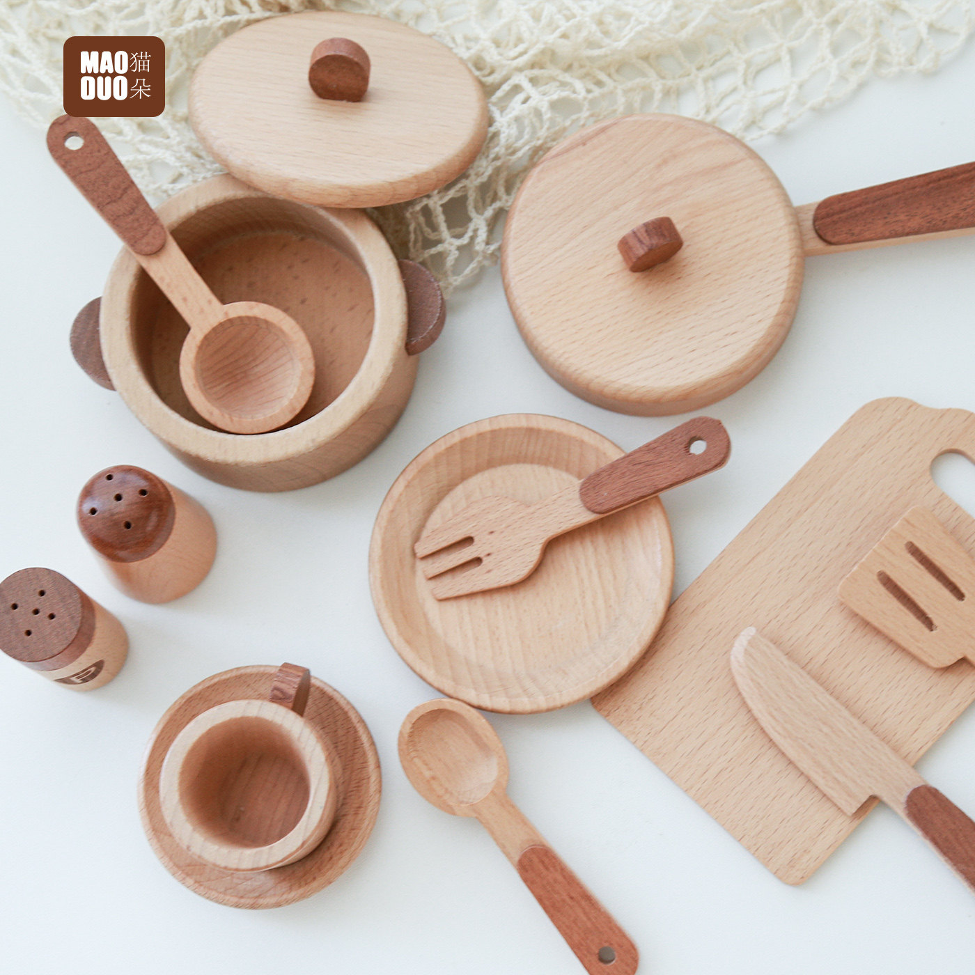 Maoduo Toys Drewniany Zestaw K – Kids Toys Kitchen Set recenzja i cena
