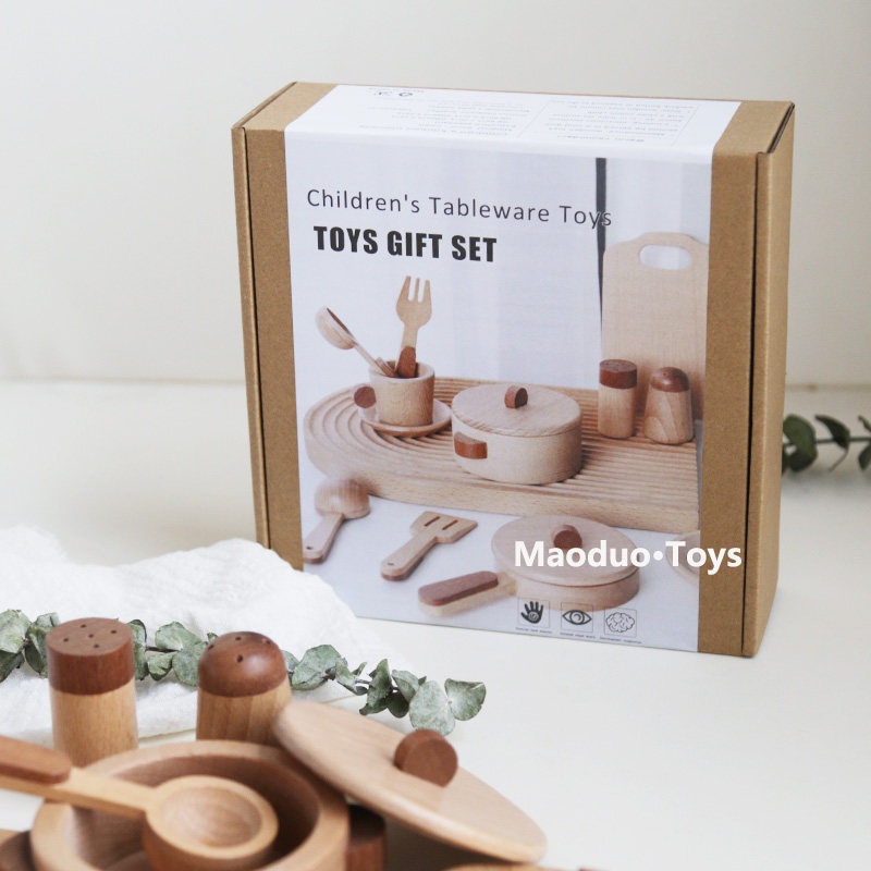 Maoduo Toys Drewniany Zestaw K – Kids Toys Kitchen Set recenzja i cena
