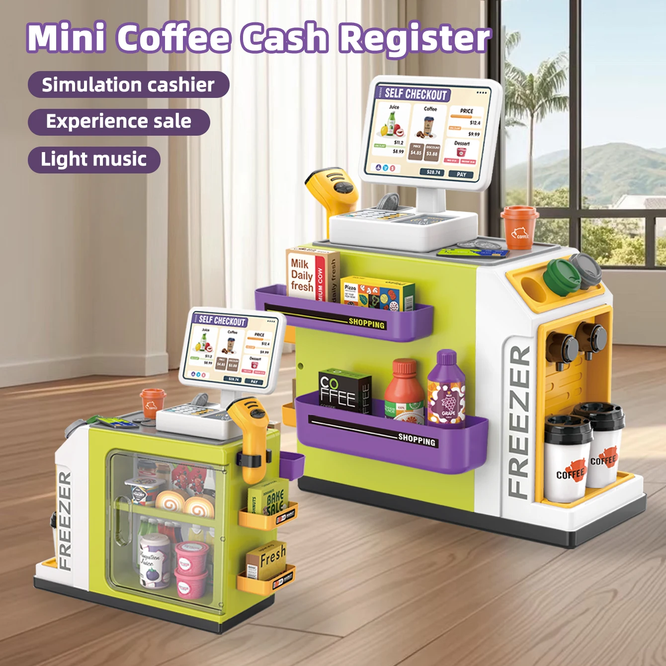 Mini Supermarket Kasa Fiskalna – Toy Cash Register recenzja i cena