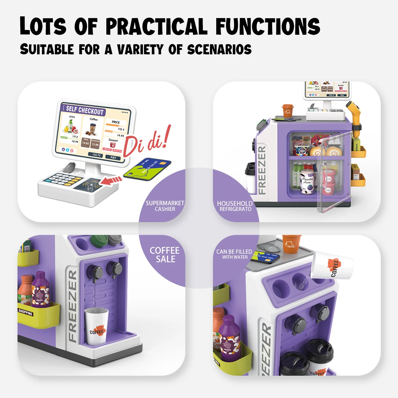 Mini Supermarket Kasa Fiskalna – Toy Cash Register recenzja i cena