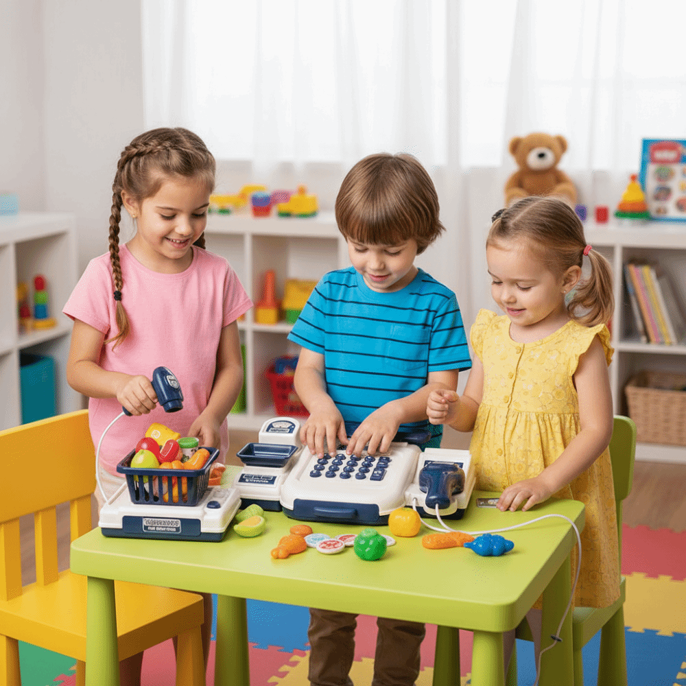 Symulacja Puzzle Supermarket K – Toy Cash Register recenzja i cena
