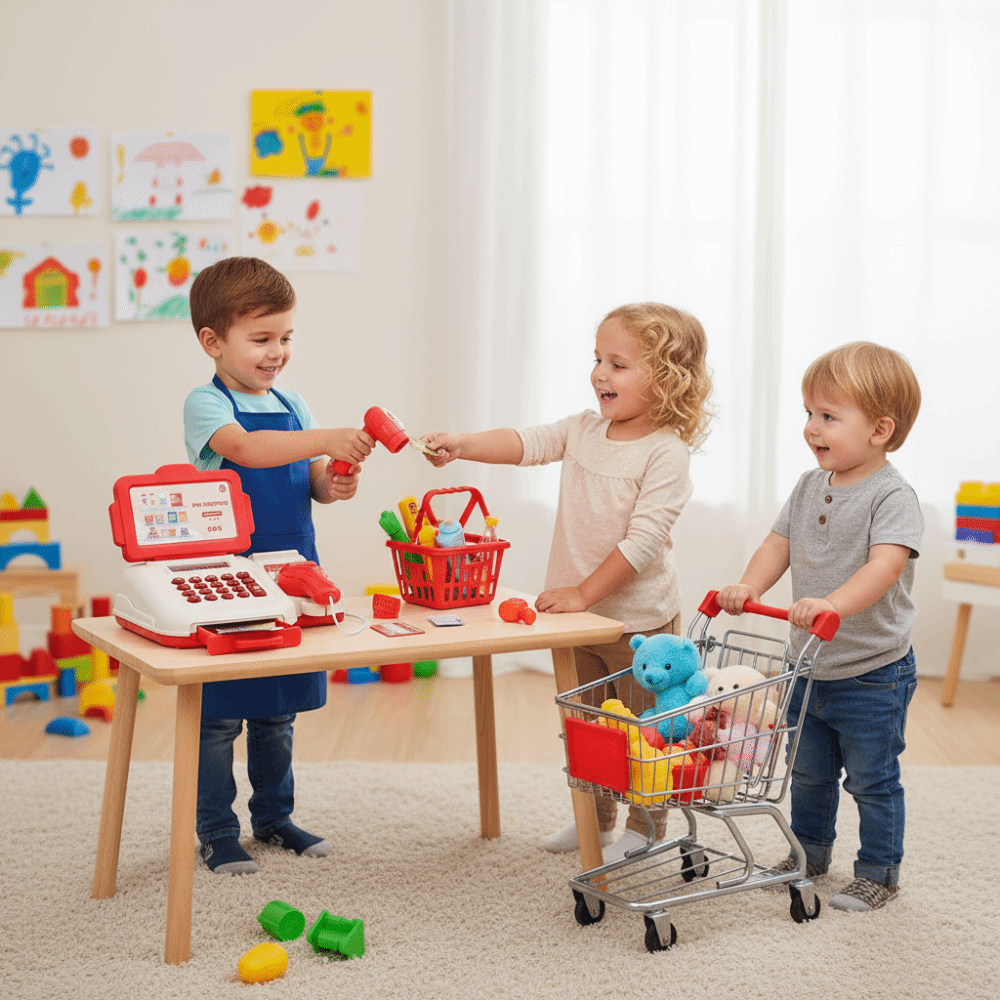 Symulacja Puzzle Supermarket K – Toy Cash Register recenzja i cena