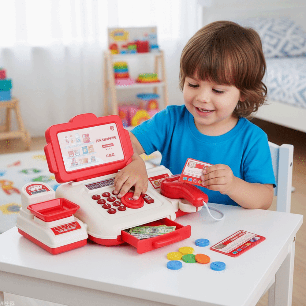 Symulacja Puzzle Supermarket K – Toy Cash Register recenzja i cena