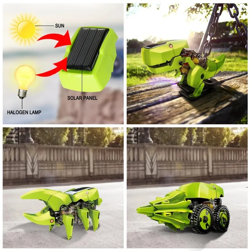 Zestaw solarnych robotów 3w1,  – Kids Toys 10 Year Old recenzja i cena