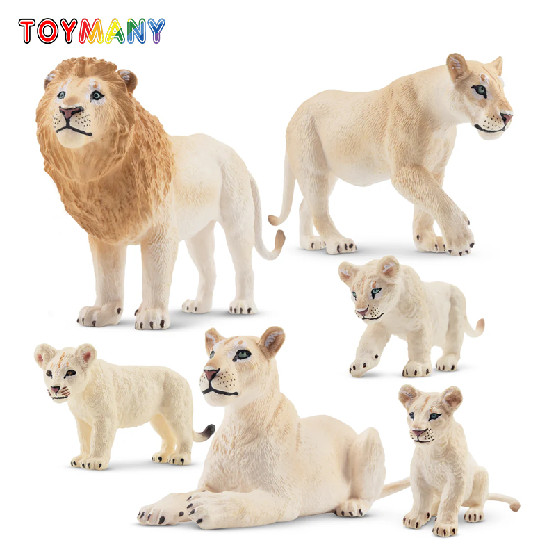 6 sztuk imitacja białego lwa r – Kids Toys Under $5 recenzja i cena