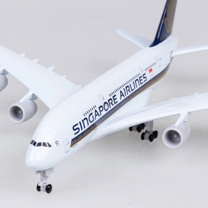 Model samolotu A380 Singapore  – Kids Toys Review recenzja i cena